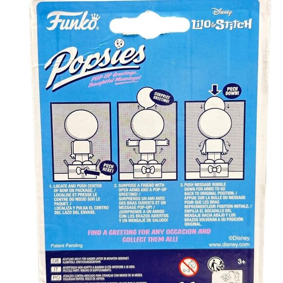 Funko Popsies Stitch Disney Stitch Pop-Up Greetings NIP Sealed Fun Gift - Picture 4 of 11